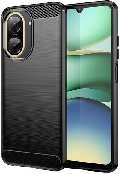 Coverup Hoesje - Geschikt voor Xiaomi Redmi A5 (171mm) Hoesje - Coverup Armor Brushed TPU Back Cover - Zwart