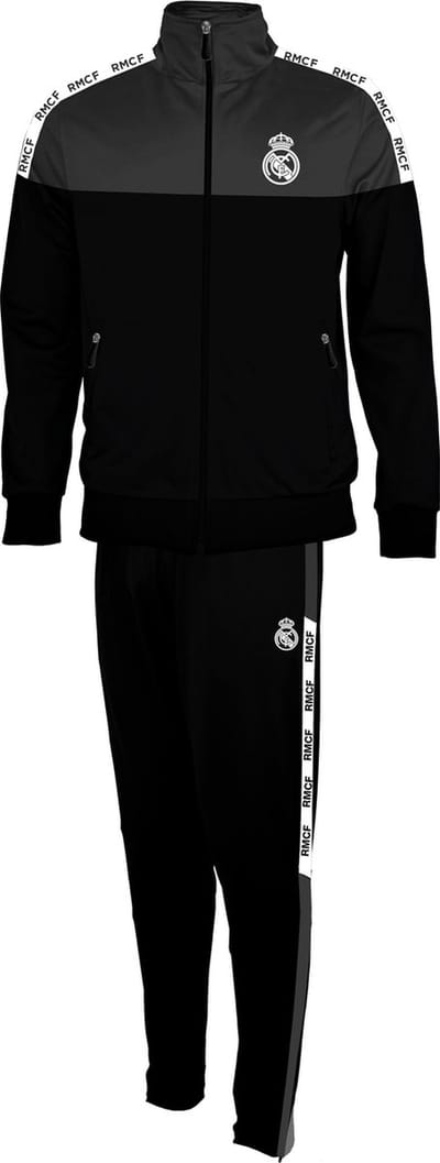 Real Madrid trainingspak KIDS - 6 jaar (116) - zwart/grijs