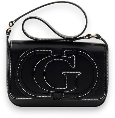 GUESS schoudertas Ruby Flap Shoulder Bag Black zwart