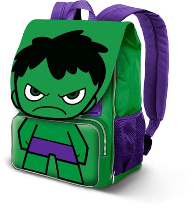 Karactermania - Marvel - Groene Hulk - EXP Uitbreidbare Rugzak - Backpack - Hulk Boos - Groen
