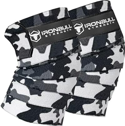 Elastische Knie Wraps voor Gewichtheffen en Fitness - Stevig en Duurzaam - 203 cm Compressie Ondersteuning
