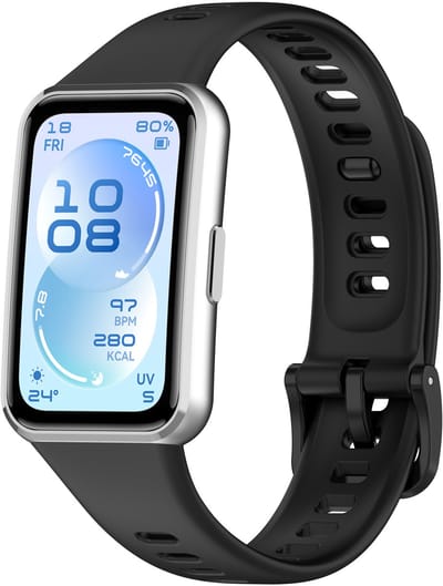 Stravo Siliconen Bandje met Gesp – Geschikt voor Huawei Band 11 / Band 11 Pro – Zacht & Comfortabel – Zwart
