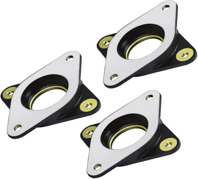 Vibratie Dampers - Motor Ophanging - Stille 3D Printer - Staal Rubber Constructie - 53mm Diameter