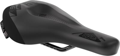 SQlab 6 1/2 ERGOWAVE® - OX – Kinderfietszadel – 11 cm – Mountainbike - Perfecte Pasvorm vanaf 9 Jaar - Bekkenbeweging tot 7° - Met Zadeldip - Slanke Achterkant - Zwart