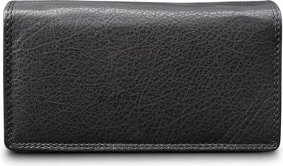 THL Design - Portemonnee Dames - Harmonica overslag model - Nappa Leer Zwart