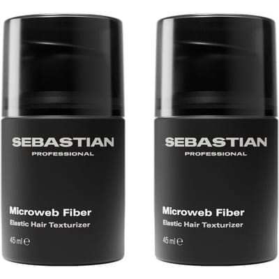 2x Sebastian Microweb Fiber Elastic Hair Texturizer 45ml