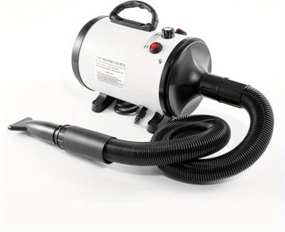 Nivard Hondenfohn - Hondenkam - Hondenborstel -Langhaar - Korthaar - Dog Brush - Haardroger Hond - Katten - Ontharing - Waterblazer - Wit