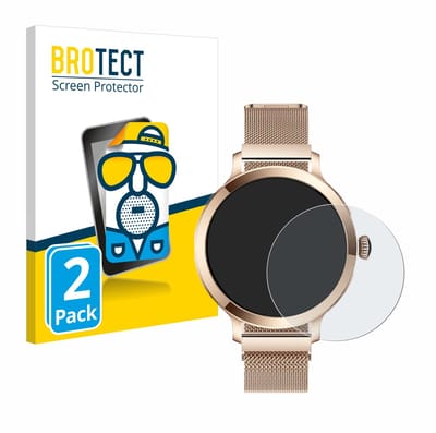 BROTECT - Screenprotector voor Bekomiya Smartwatch 1.1" - Folie Beschermfolie matte 2 Stuks