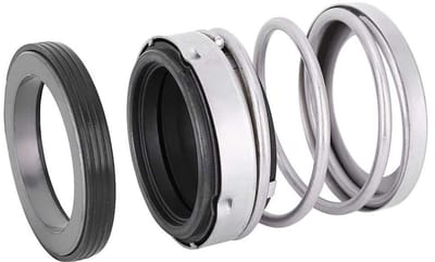 Pompasafdichtingen - Mechanische keerringen - Industrieel gebruik - Corrosiebestendig staal - 35 mm - Zilver