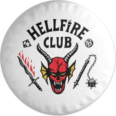 Stranger Things Hellfire Club Ronde Kussen
