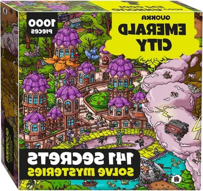 Puzzel 1000 Stukjes - Legpuzzel Volwassenen - Ontspanning Zoeken - Geheime Opdrachten Audioverhaal - 80 x 60 cm - Groen