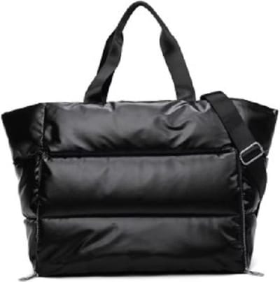 Sporttas voor dames - strandtas met rits - fitnessmathouder - Montreal - WiMa - Zwart -