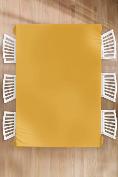 Tafelkleed - Tafellaken - 180x260 cm - Okergeel - Herfst - Interieur - Binnen en Buiten