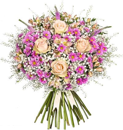 Bloemenboeket - Boeket Bloemen - Cadeau Geven - Zomerse Kleuren - Medium - Multicolor