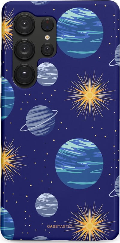 Casetastic Hoesje Geschikt voor Samsung S25 Ultra - Stijlvolle Beschermende Duo-layer Case - Stralende ster