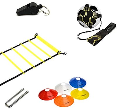Agility Ladder en Kegelset voor Snelle Voetbaltraining