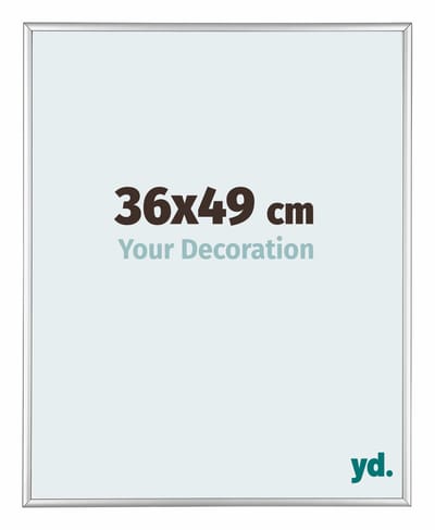Your Decoration - Puzzellijst 36x49 cm - Zilver Hoogglans - Puzzellijst 500-1000 stukjes - Aluminium Fotolijst - Kent