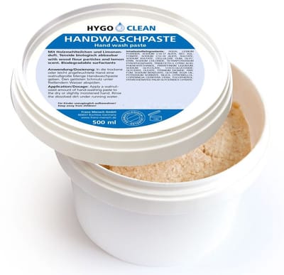 Hygostar Handwaspasta – 0,5 Liter – Krachtige Handreiniger voor Hardnekkig Vuil – Geschikt voor Werkplaats & Industrie