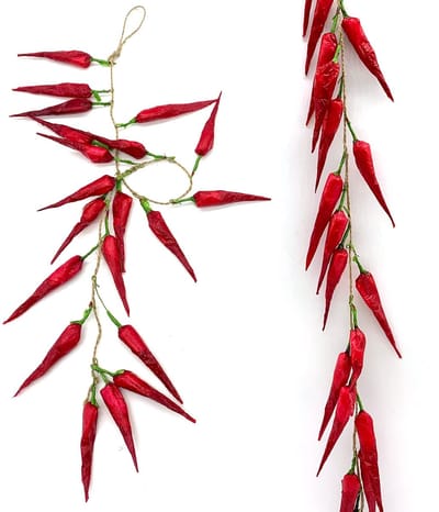 Dailygoods- Nep-Groente Hoogwaardige Kunstmatige Peper - Decoratie Woonkamer - Decoratie Keuken - Decoratie Tuin - Realistische Hangende Groente - Schuimmateriaal