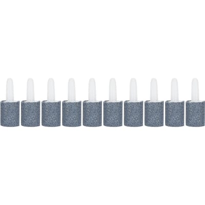 Pierre à air cylindrique pour aquarium, diffuseur d'oxygène, accessoire pour aquarium, 15 x 25 mm gray