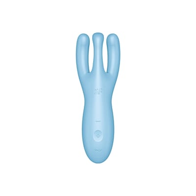 Satisfyer, vibrator, oplegvibrator, 'Treesome 4', 14 cm, met app, 3 motoren, voor stimulatie van clitoris en schaamlippen