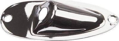 Yellow Parts EZ1136 Jack Cover Chrome gitaarschakelaar/-output