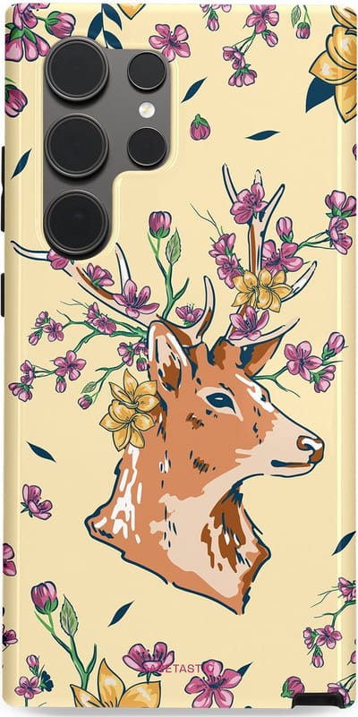 Casetastic Hoesje Geschikt voor Samsung S24 Ultra - Stijlvolle Beschermende Duo-layer Case - Woudwonder