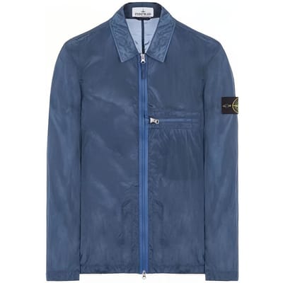 Stone Island Metal Overshirt Donkerblauw Heren Tops 781510919-V0024 S