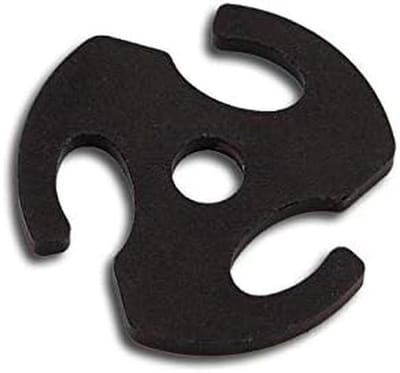 Zwarte Aluminum Spindel Adapter voor Vinyl Platen