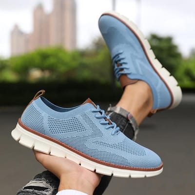 Populaire mesh sneakers voor heren, comfortabel, luchtig, zachte zool, modieus, lichtgewicht, casual, antislip, ademend, wandelschoenen 39 gray