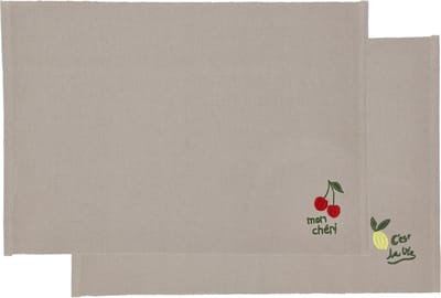 Södahl Bistro Placemat 33 x 48 cm 2 stuks Green
