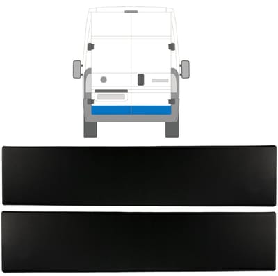 Sierlijst achterdeur voor Fiat Ducato 2018- / Links + Rechts / Set