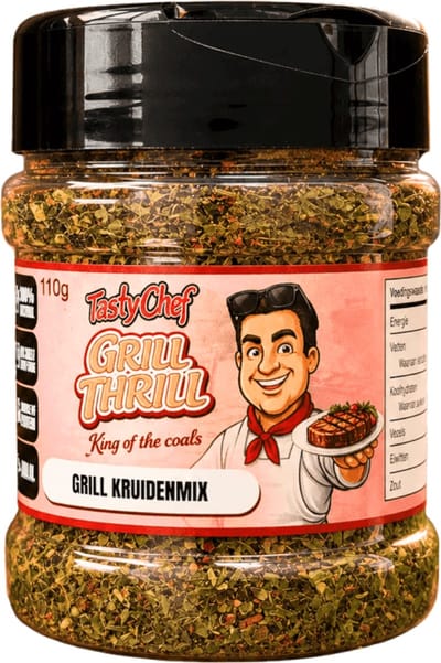 TastyChef BBQ Kruiden Zoutvrij - GRILL THRILL - 110 g