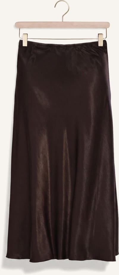 MSCH Copenhagen Mschnicolette Ullas Skirt Rokken Dames - Bruin - Maat XS