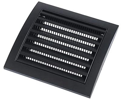 Ventilatierooster 150 x 150 mm met Schuifregelaar en Insectenbescherming
