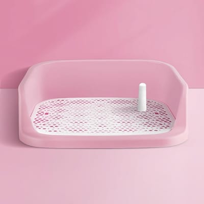 Honden Toilet - Hondenplasbak Hondentoilet - Honden Zindelijk Maken - Dubbellaags Uitneembaar - 51x41x14cm - Groen