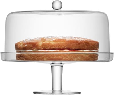 Glazen Cake Standaard 33 cm - Handgemaakt en Uniek