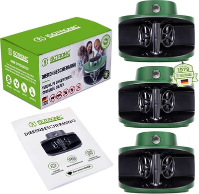 Ultrasone Muizen- en Ongedierteverjager voor Huis en Tuin - Effectieve Ongezonde Dierenbestrijding - 3 Stuks