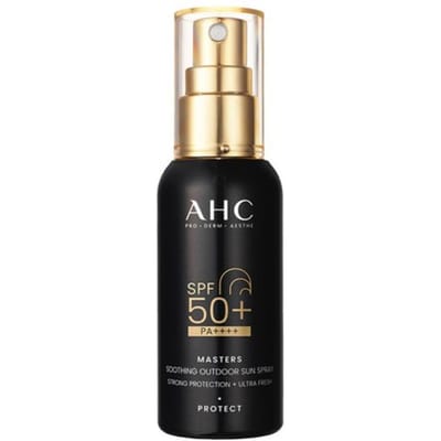 AHC Masters Soothing Outdoor Zonnebrand Spray SPF50+ PA++++ 55ml black