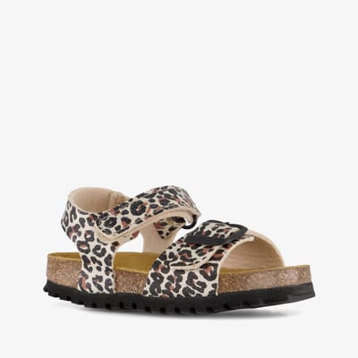 Hush Puppies kinder bio sandalen met panterprint - Bruin - Maat 22