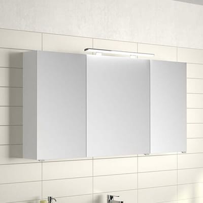 Pelipal Series 4010 (Focus) mirror cabinet 140 x 17 x 70.3 cm with LED top light 4850.091450AL