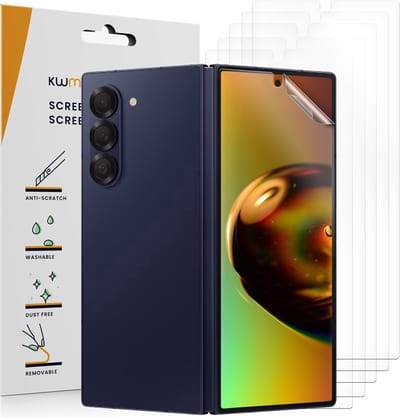 kwmobile 6x screenprotectors geschikt voor Samsung Galaxy Z Fold6 - beschermende folie voor smartphone