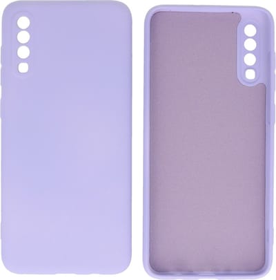Fashion Backcover Telefoonhoesje - Color Hoesje - Geschikt voor Samsung Galaxy A70/s - Paars