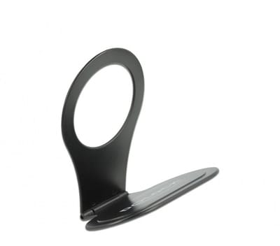 DeLOCK smartphone laadhouder voor stopcontact / zwart