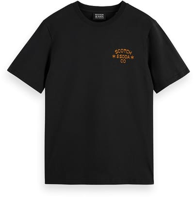 Scotch & Soda Chest Artwork Regular-Fit T-Shirt