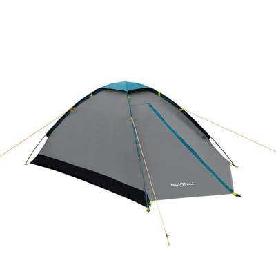 NILS CAMP Nightfall Serie - Kampeertent - Grijs-Blauw - Waterdicht - Voor 2 Personen