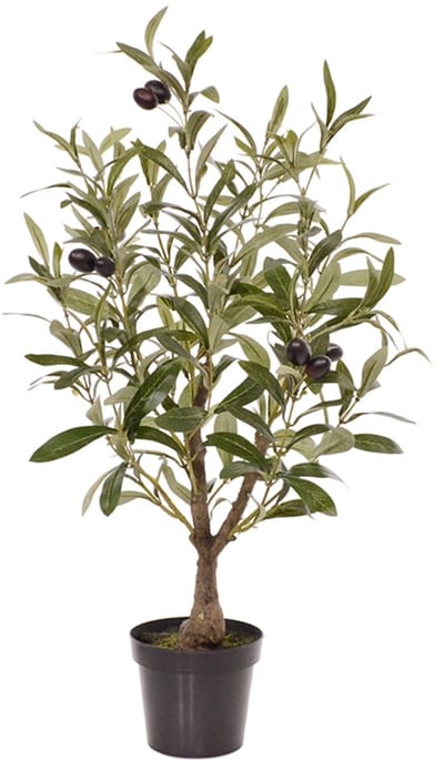 Maxifleur Kunstplanten Olijf Kunstboom in Pot - Groen - 60 cm