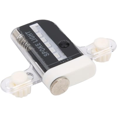 14 LED Plastic Flitser Fietslamp Fietswiel Spaaklicht 30 Patronen Fietsaccessoires Zwart black