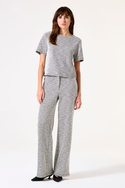 GARCIA I50318 Dames Wide Fit Broek Zwart