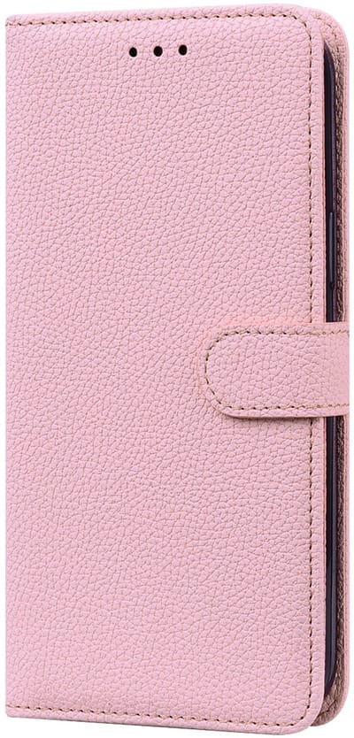 Hoesje geschikt voor iPhone 16e - Bookcase - Koord - Pasjeshouder - Portemonnee - Camerabescherming - Kunstleer - Roze